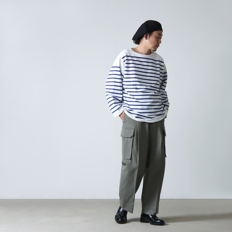 検討させて頂きますWashed Gabardine Super Wide 6P Slacks