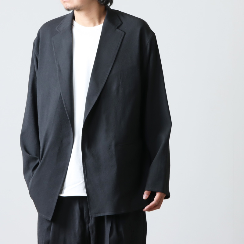 blurhms (ブラームス) Wool Rayon Silk Cardigan Jacket / ウール 