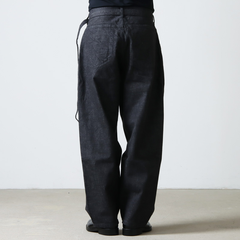 blurhms (ブラームス) 12.9oz Selvage Denim GI-belt Pants / 12.9オンスデニム GIベルトパンツ