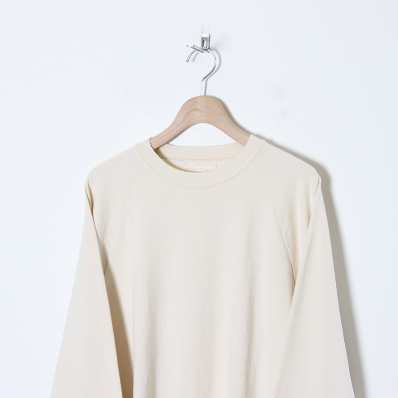 blurhms (ブラームス) C/Silk Nep Baseball Raglan Tee / コットンシルクネップベースボールラグランT