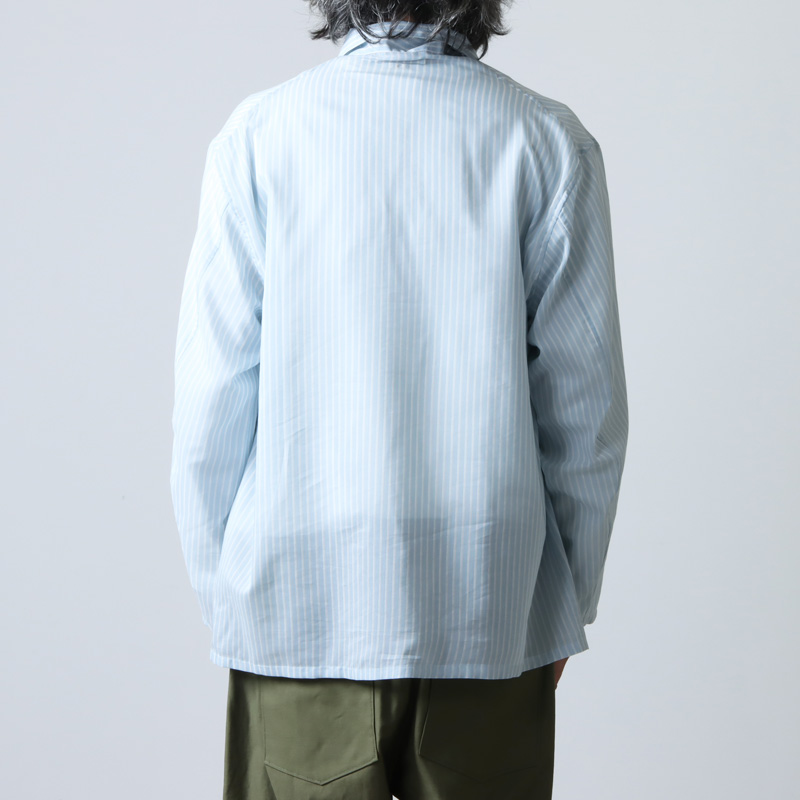UNUSED 日本製  ストライプ パジャマ シャツ ジャケット 3