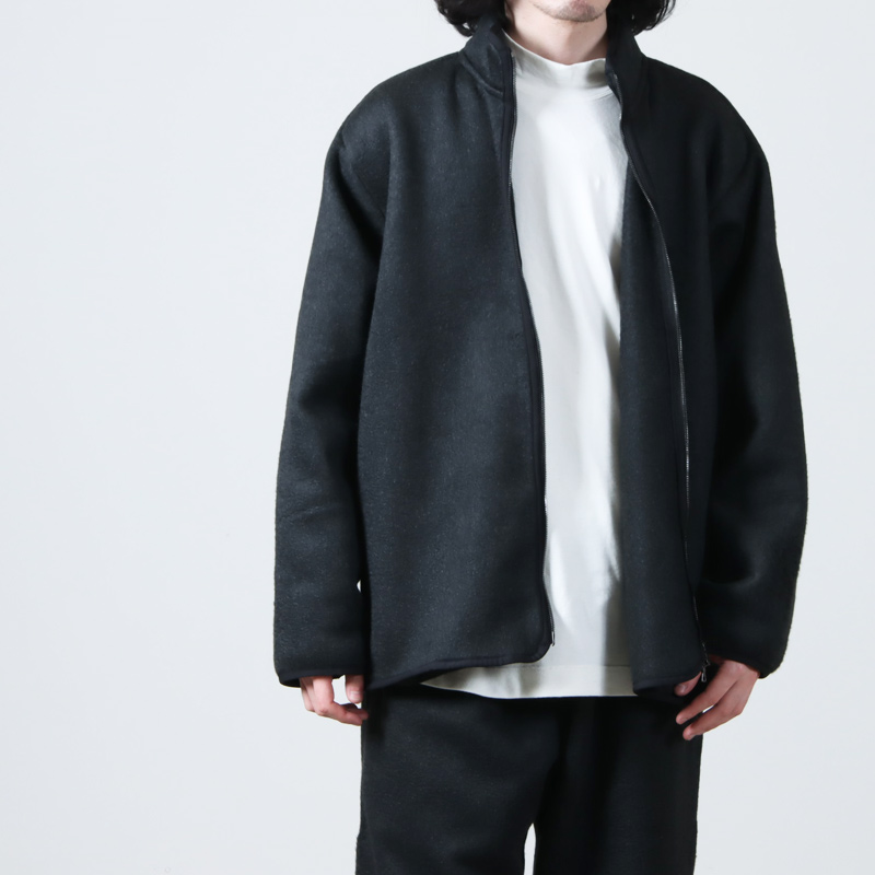 blurhms (ブラームス) Pe Silk Fleece ZIP Jacket / ポリエステル