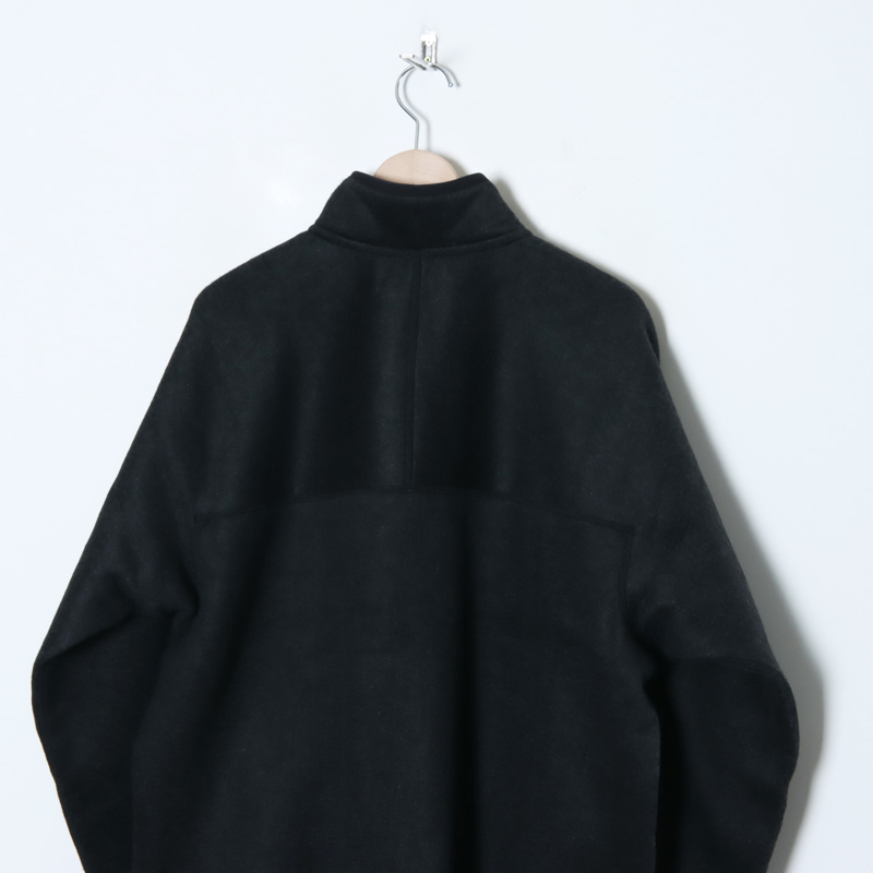 blurhms (ブラームス) Pe Silk Fleece ZIP Jacket / ポリエステルシルク フリースジップジャケット