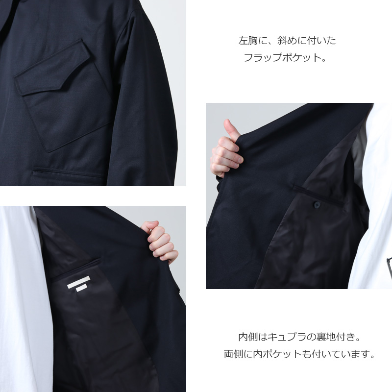 blurhms(֥顼ॹ) Wool Mohair Motorcycle Jacket
