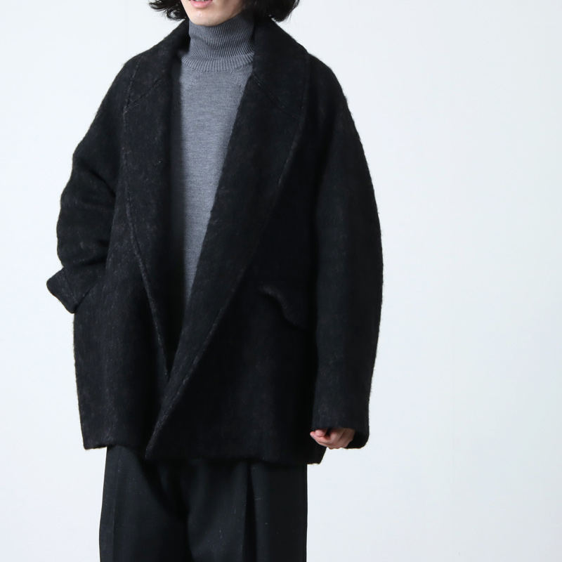 blurhms (ブラームス) Wool Shaggy Shawl Cardigan Jacket / ウールシャギー ショールカーディガンジャケット