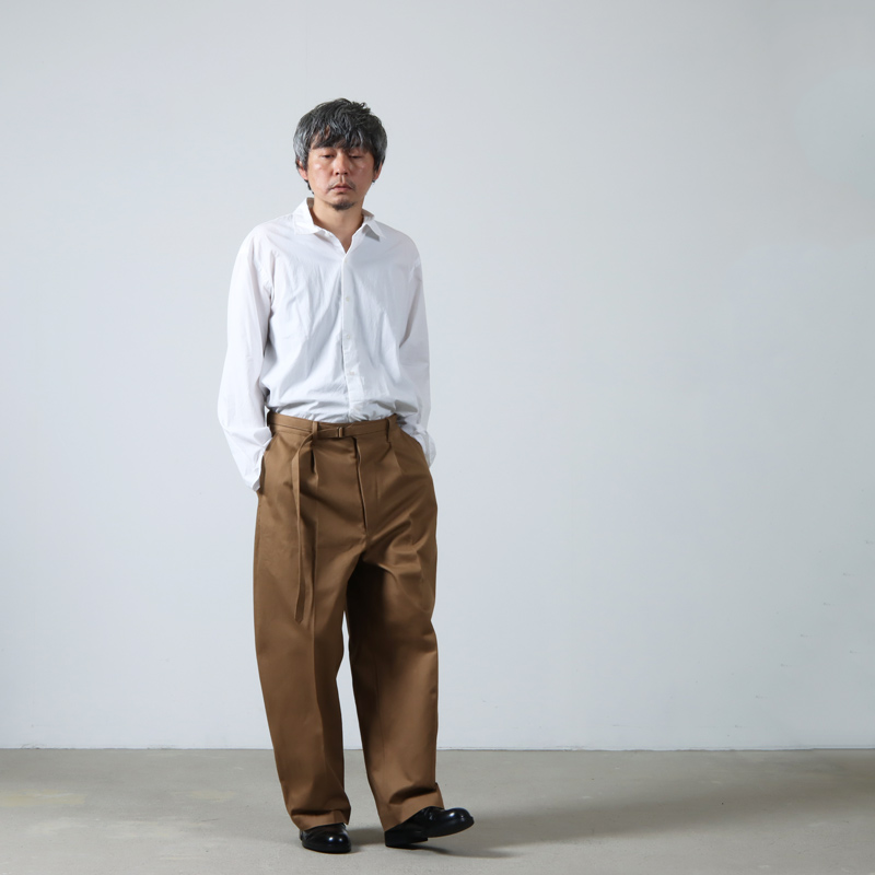 【blurhms /ブラームス】Belted ChinosBHS23F024