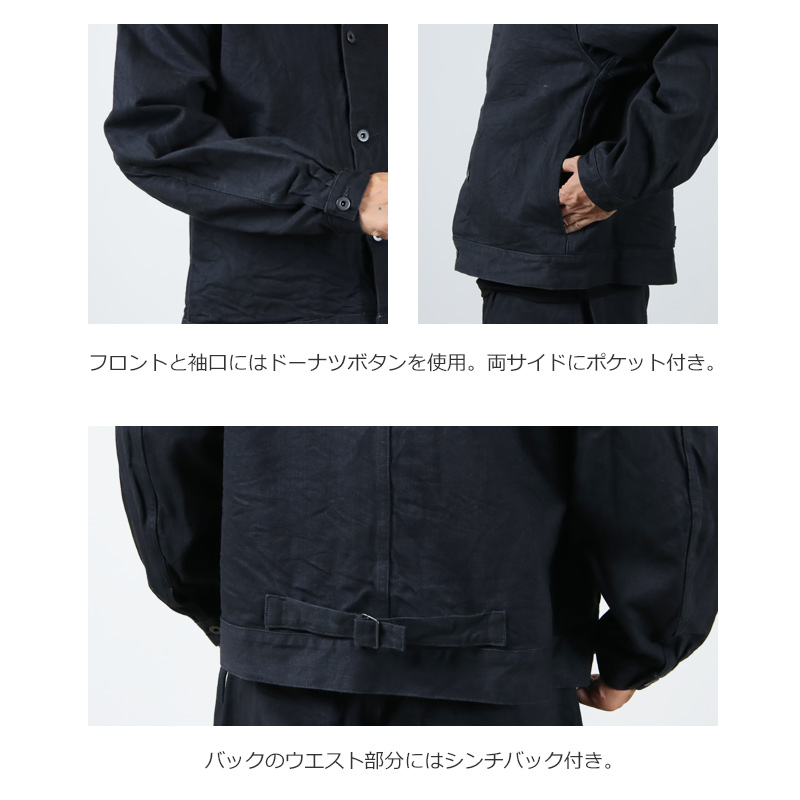 blurhms(֥顼ॹ) 12.9oz Denim Stand Collar Jacket