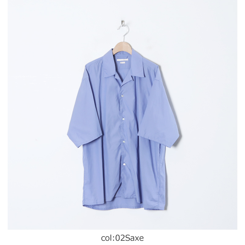 blurhms (ブラームス) Chambray Open-collar Shirt / シャンブレーオープンカラーシャツ