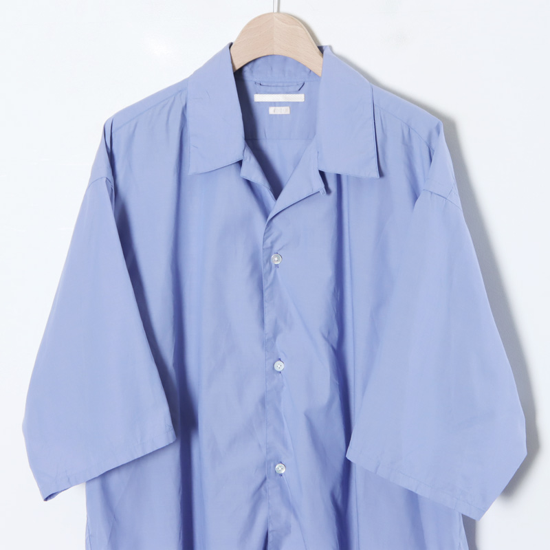 blurhms (ブラームス) Chambray Open-collar Shirt / シャンブレーオープンカラーシャツ