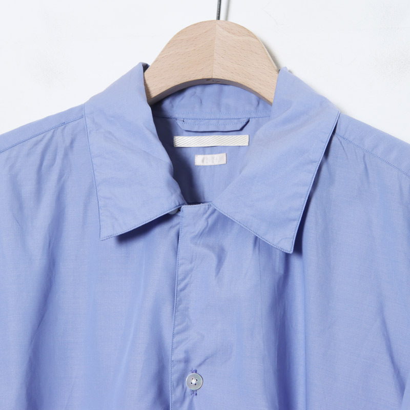 blurhms(֥顼ॹ) Chambray Open-collar Shirt