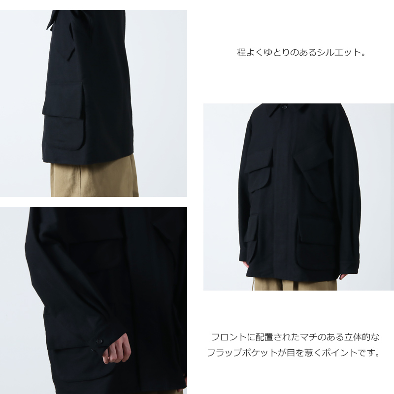 blurhms(֥顼ॹ) Wool Napping Beacon Jacket