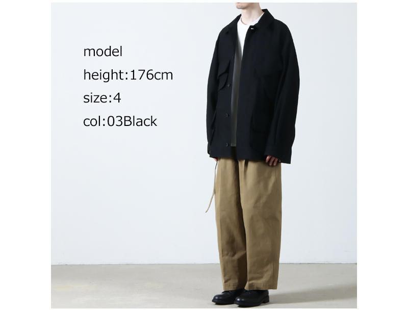 blurhms(֥顼ॹ) Wool Napping Beacon Jacket