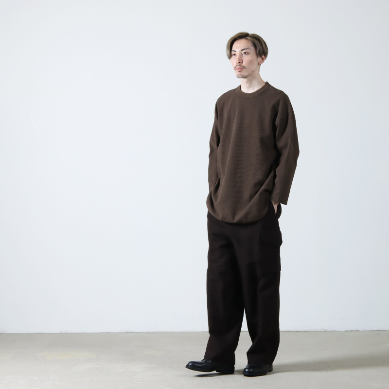 blurhms(֥顼ॹ) Wool Napping Side Seamless 4P Pants