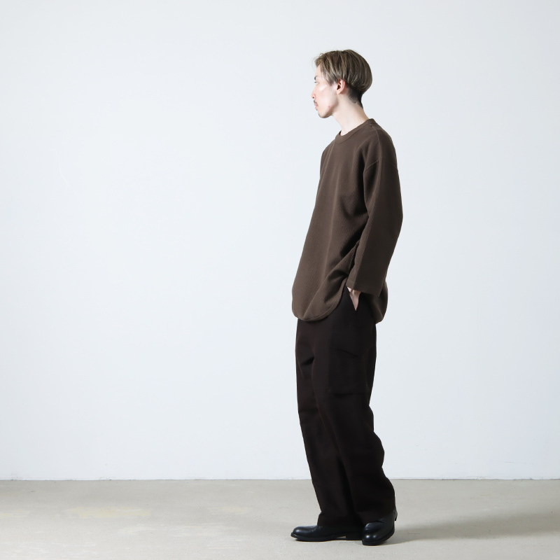 blurhms(֥顼ॹ) Wool Napping Side Seamless 4P Pants