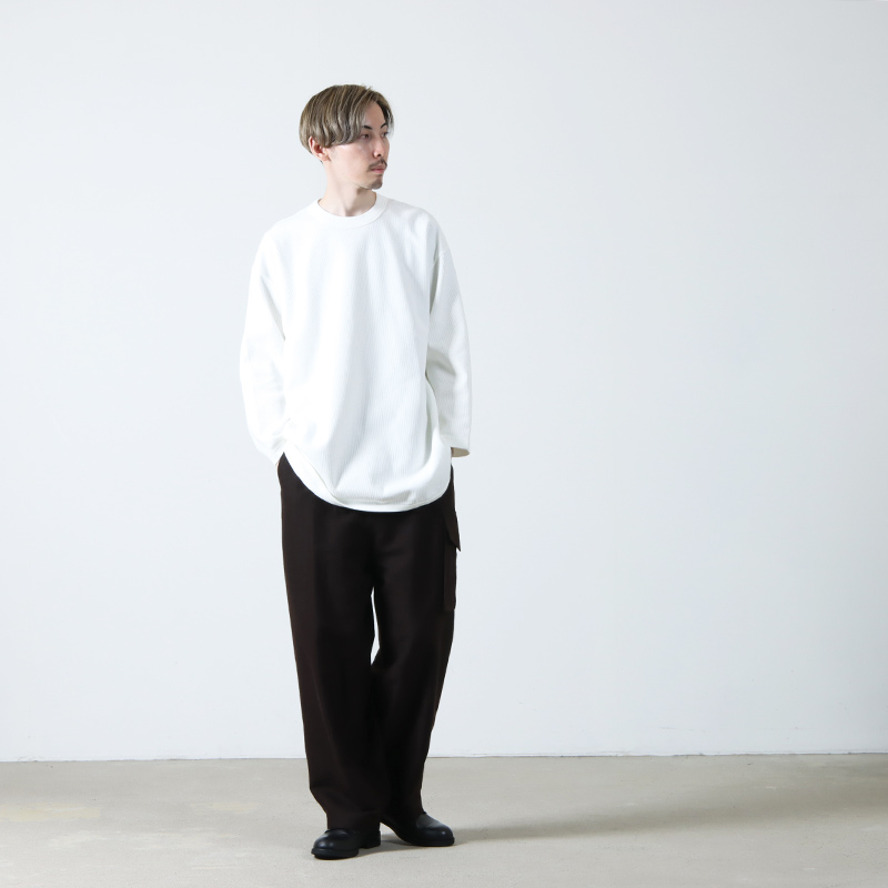 blurhms(֥顼ॹ) Wool Napping Side Seamless 4P Pants