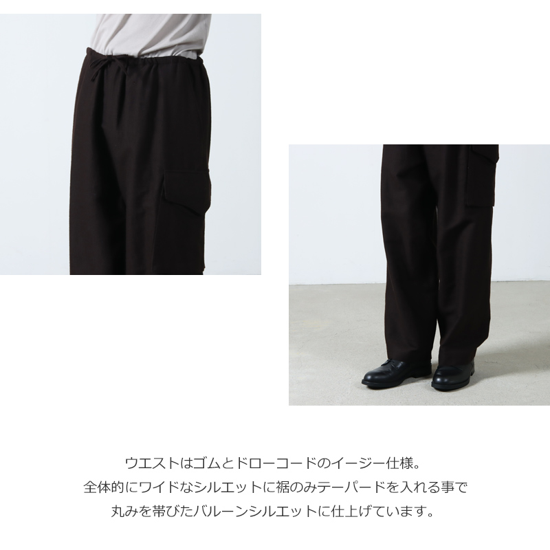 blurhms(֥顼ॹ) Wool Napping Side Seamless 4P Pants