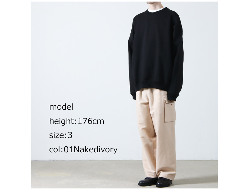 blurhms(֥顼ॹ) Wool Napping Side Seamless 4P Pants