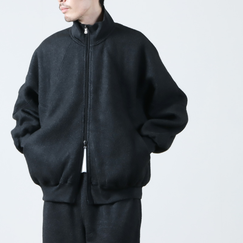 blurhms(֥顼ॹ) Pe/silk Fleece Track Jacket