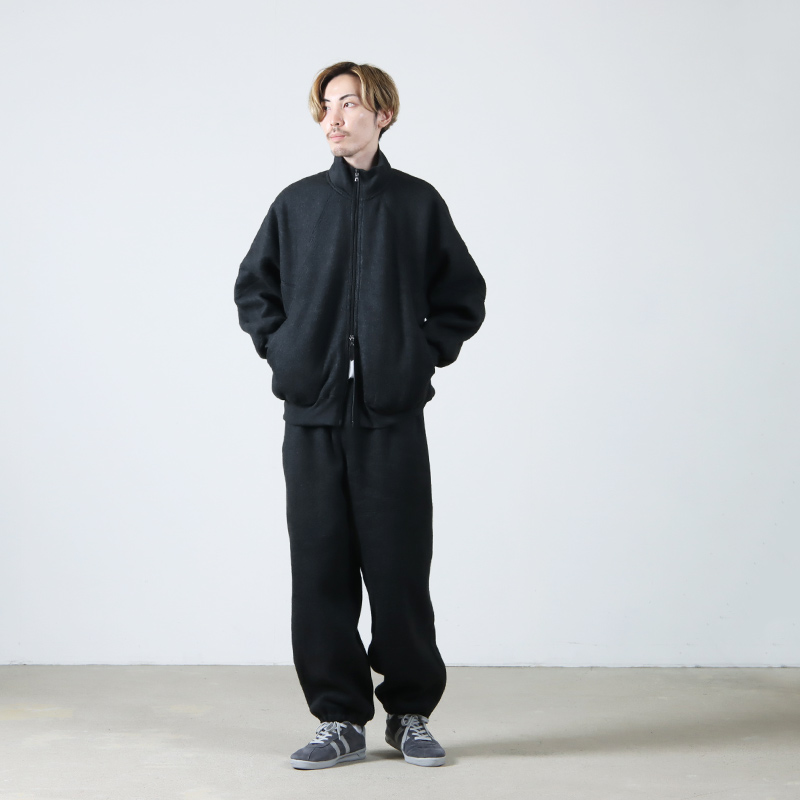 blurhms(֥顼ॹ) Pe/silk Fleece Track Jacket