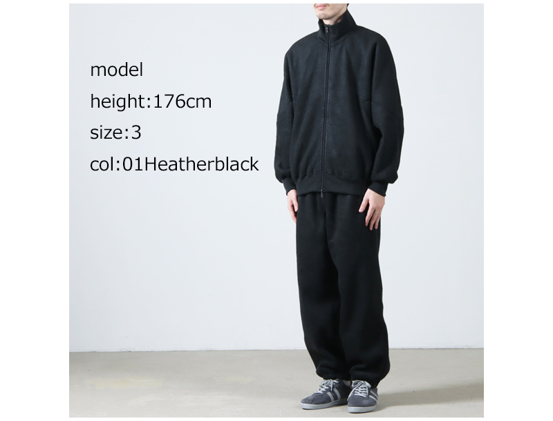 blurhms(֥顼ॹ) Pe/silk Fleece Track Jacket