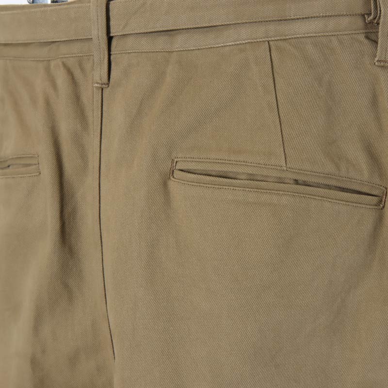 blurhms(֥顼ॹ) Brushed Twill Belted Trousers