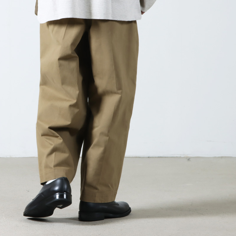 blurhms(֥顼ॹ) Brushed Twill Belted Trousers