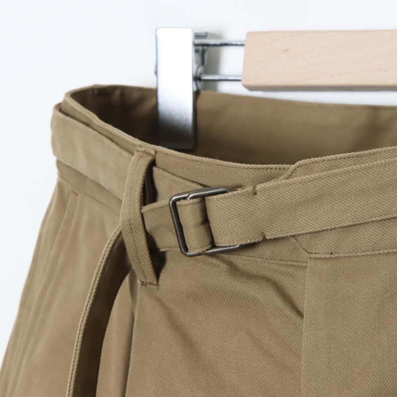 blurhms(֥顼ॹ) Brushed Twill Belted Trousers