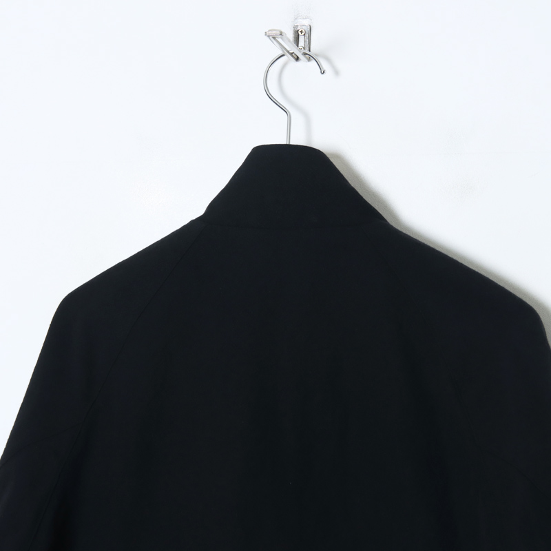 blurhms(֥顼ॹ) Rough Wool Gabardine Harrington Jacket