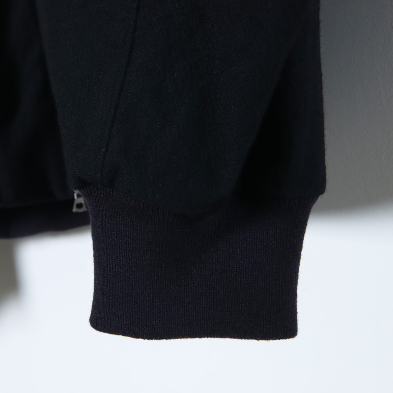 blurhms(֥顼ॹ) Rough Wool Gabardine Harrington Jacket