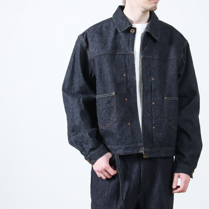 blurhms(֥顼ॹ) 12.9oz Denim Zip Jacket