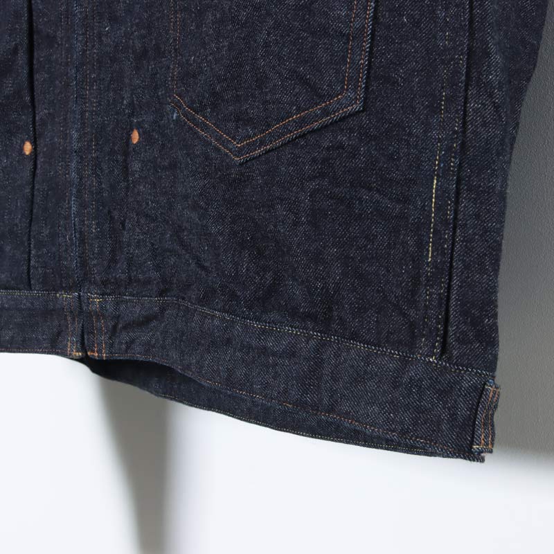 blurhms(֥顼ॹ) 12.9oz Denim Zip Jacket