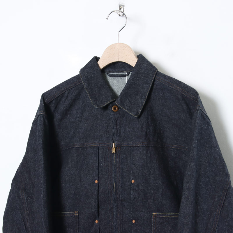 blurhms(֥顼ॹ) 12.9oz Denim Zip Jacket