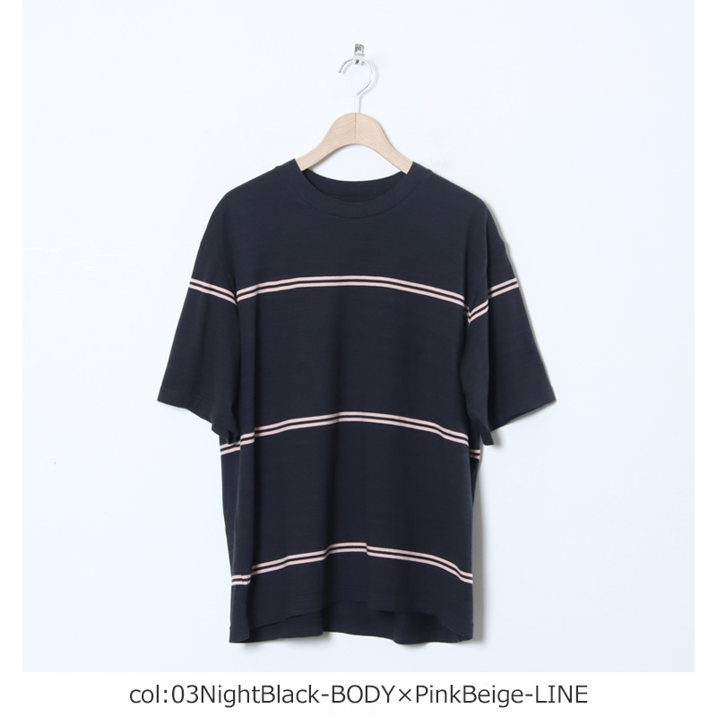 blurhms(֥顼ॹ) C/NAPP Border Plain Tee