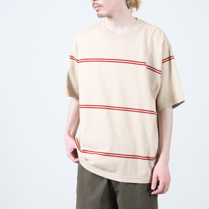 blurhms(֥顼ॹ) C/NAPP Border Plain Tee