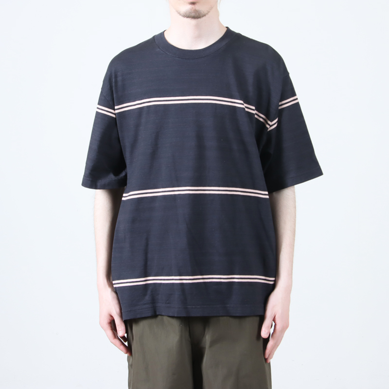 blurhms(֥顼ॹ) C/NAPP Border Plain Tee