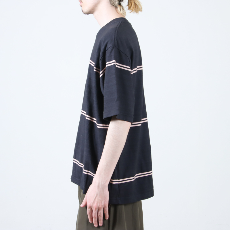blurhms(֥顼ॹ) C/NAPP Border Plain Tee