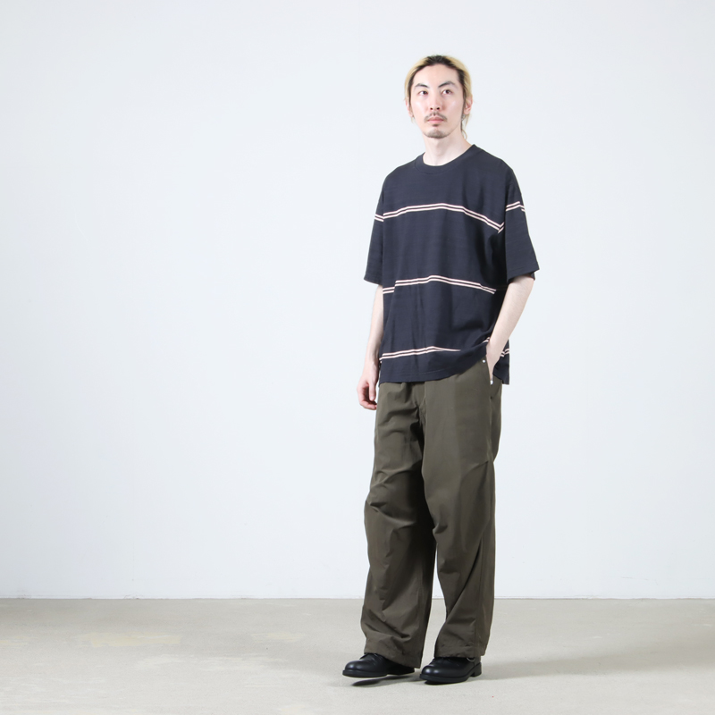 blurhms(֥顼ॹ) C/NAPP Border Plain Tee
