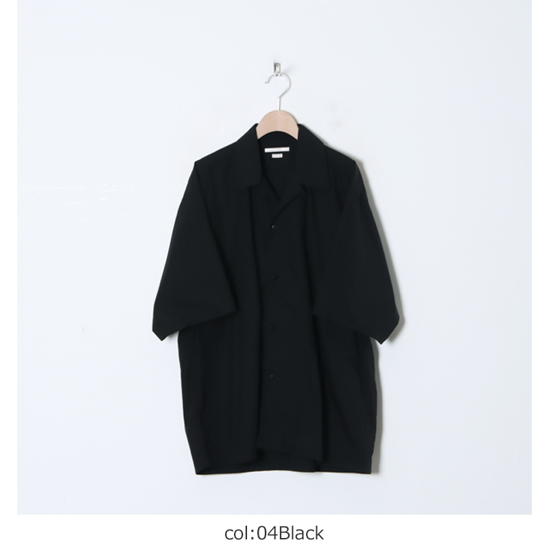 blurhms(֥顼ॹ) Chambray Open-Collar Shirt