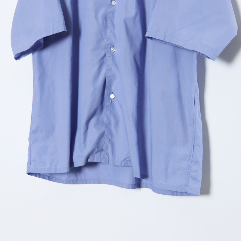 blurhms(֥顼ॹ) Chambray Open-Collar Shirt