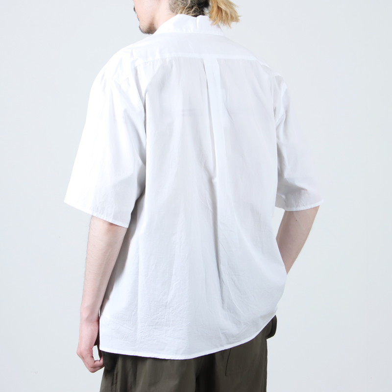 blurhms(֥顼ॹ) Chambray Open-Collar Shirt
