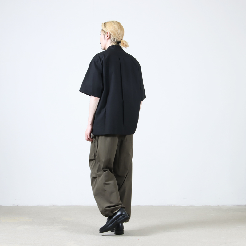blurhms(֥顼ॹ) Chambray Open-Collar Shirt