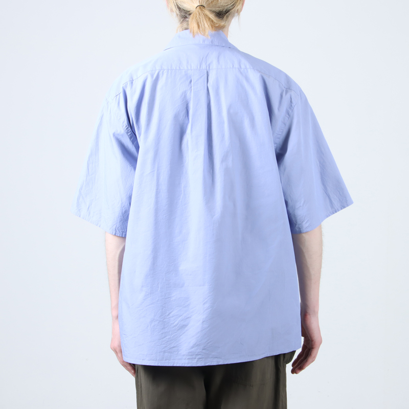 blurhms(֥顼ॹ) Chambray Open-Collar Shirt