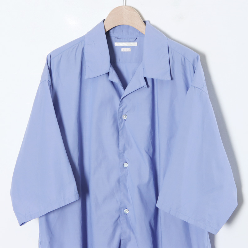 blurhms(֥顼ॹ) Chambray Open-Collar Shirt