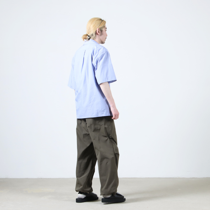 blurhms(֥顼ॹ) Chambray Open-Collar Shirt