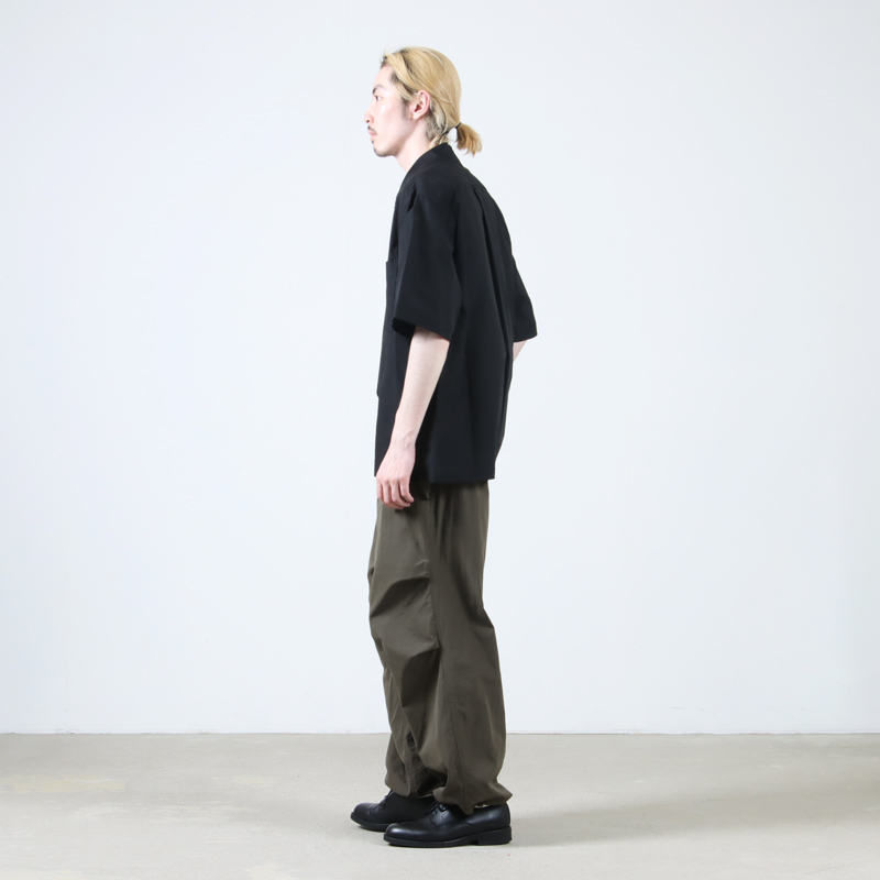 blurhms(֥顼ॹ) Chambray Open-Collar Shirt