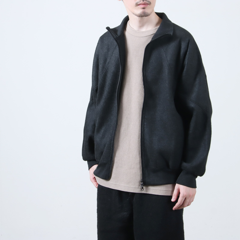 blurhms(֥顼ॹ) Pe/Silk Fleece Track Jacket