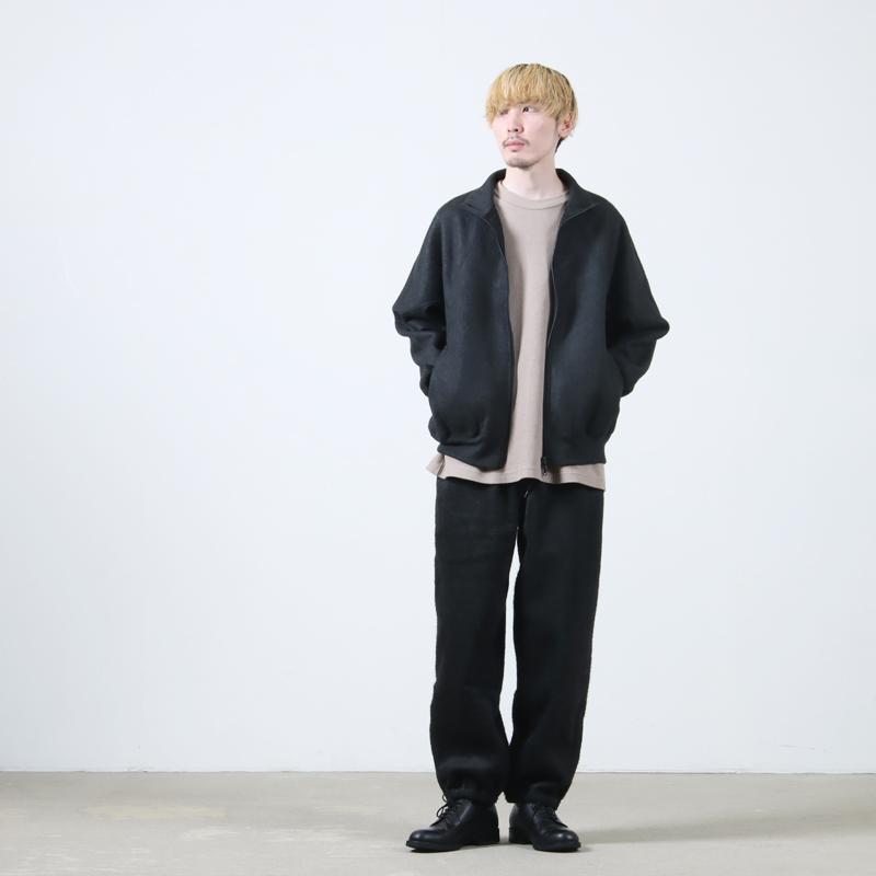 blurhms(֥顼ॹ) Pe/Silk Fleece Track Jacket