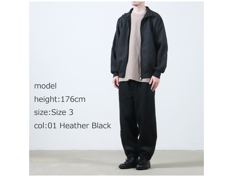 blurhms(֥顼ॹ) Pe/Silk Fleece Track Jacket