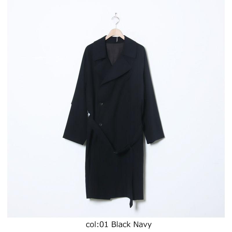 blurhms(֥顼ॹ) Wool Gabardine Trench Coat