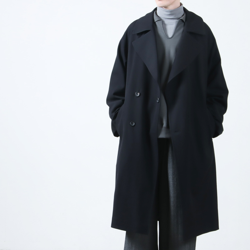 blurhms(֥顼ॹ) Wool Gabardine Trench Coat